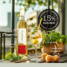 Frissítő Aranykönny koktél